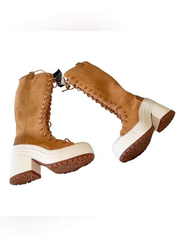 NEW CONVERSE chuck 70 de luxe heel xx platform high 'western - copper M-4 W-6 - Image 11