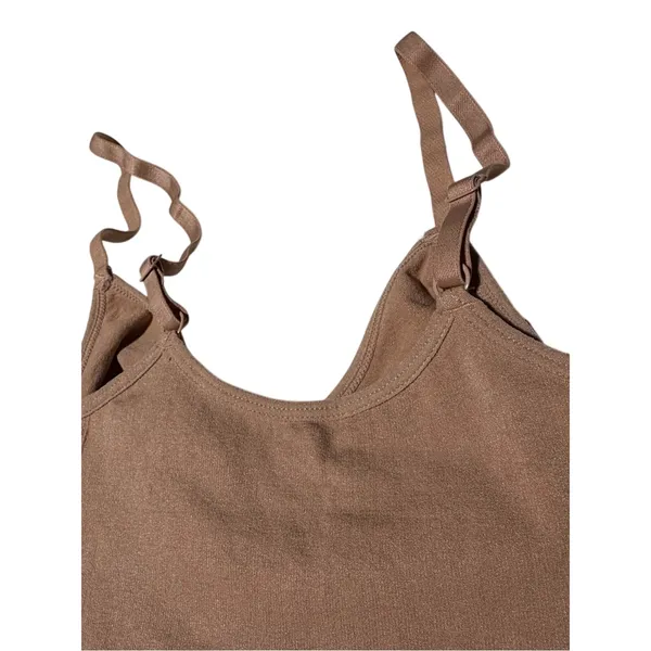 Comfort by Real Seamless Shaping Bodysuit Shorts Beige Large - Image 7