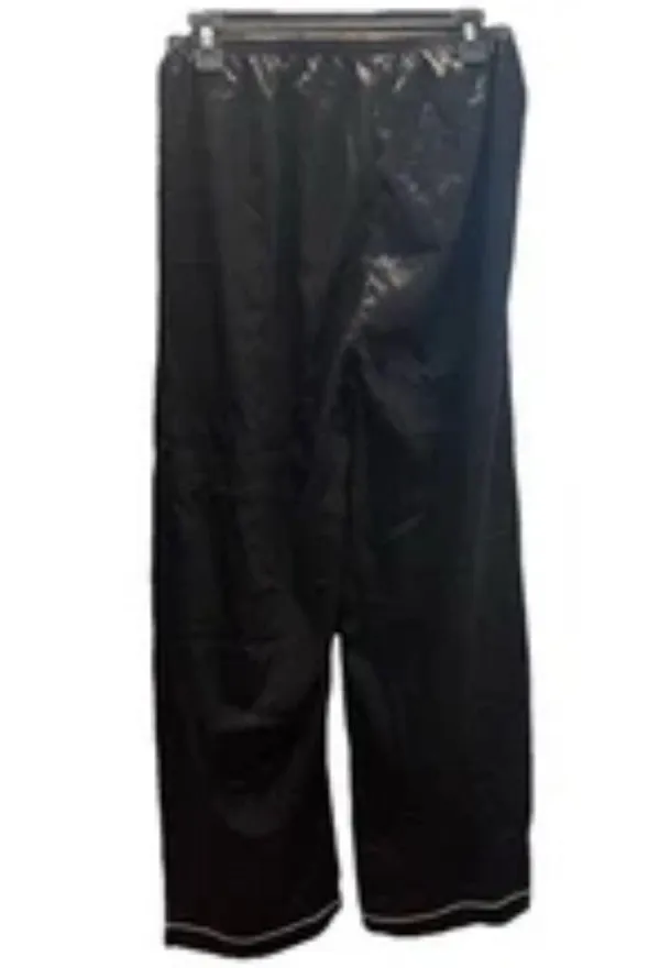 Elegant Black Satin Pajama Set Size L - Image 5