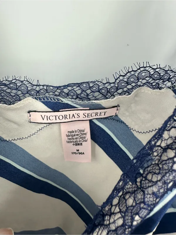 Victoria's Secret Striped Camisole V Neck Size Medium - Image 6