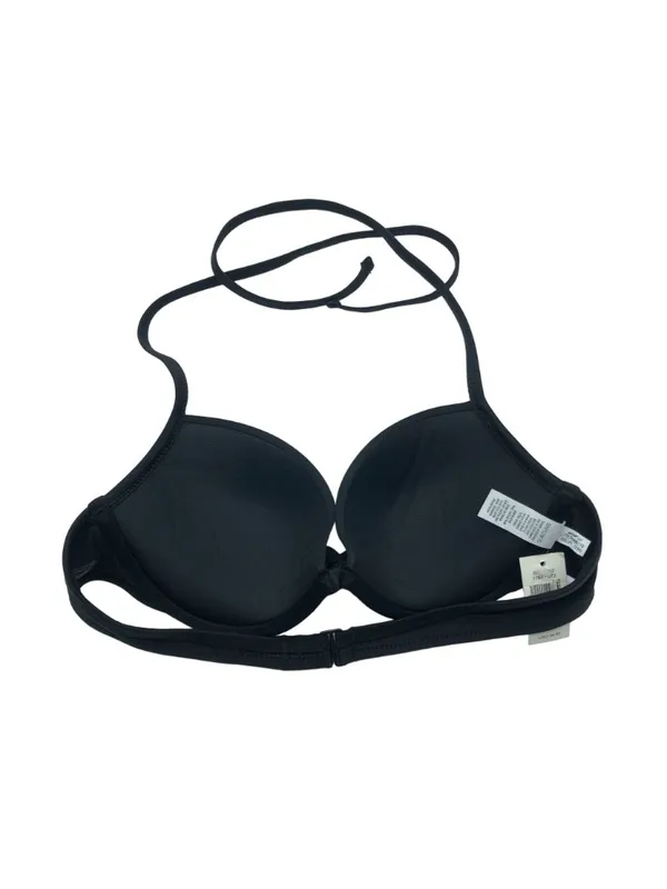 Aerie Bikini Top Push-Up Underwire Halter Padded Black 32B - Image 2