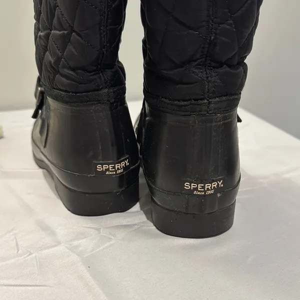 Sperry Black‎ Quilted Winter Boots - Image 2