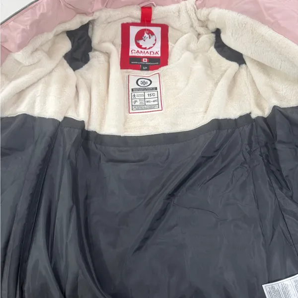 Canada Weathergear Elegant Light Pink Puffer Coat for Women - Image 6