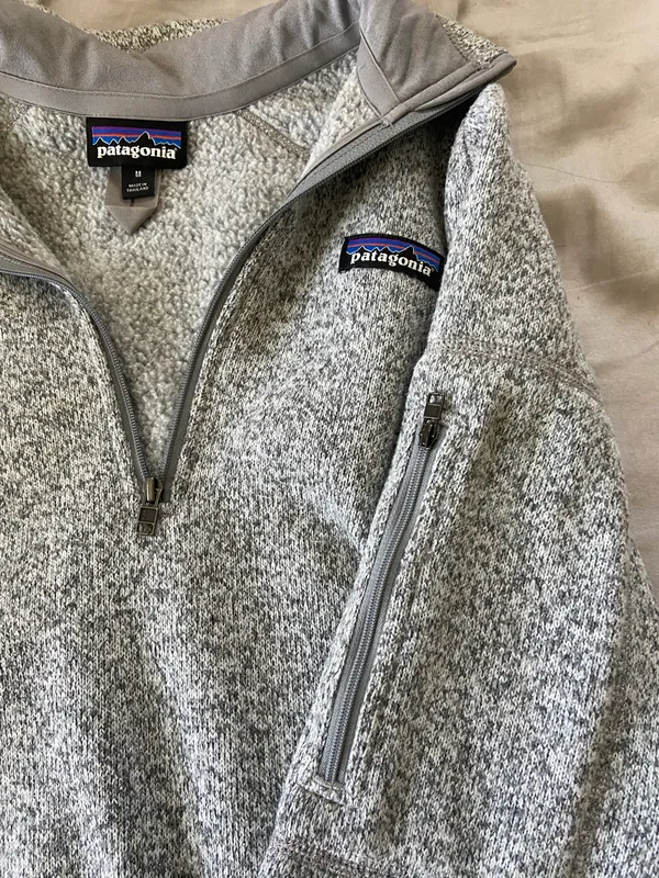 Patagonia Half Zip Gray - Image 2