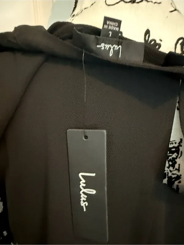 Lulu's Black Short Sleeve Lace Blouse - Image 2