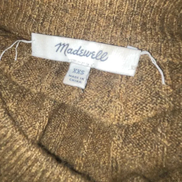 Madewell XXS Bowden Hebley Sweater Merino wool Blend Runs big - Image 4