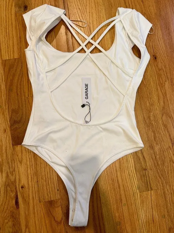 Garage Strappy Scoop Neck Bodysuit - Image 2