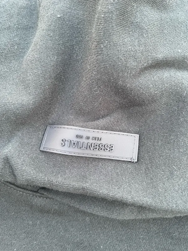 Fear of God Essentials Hoodie Black Small - Image 4