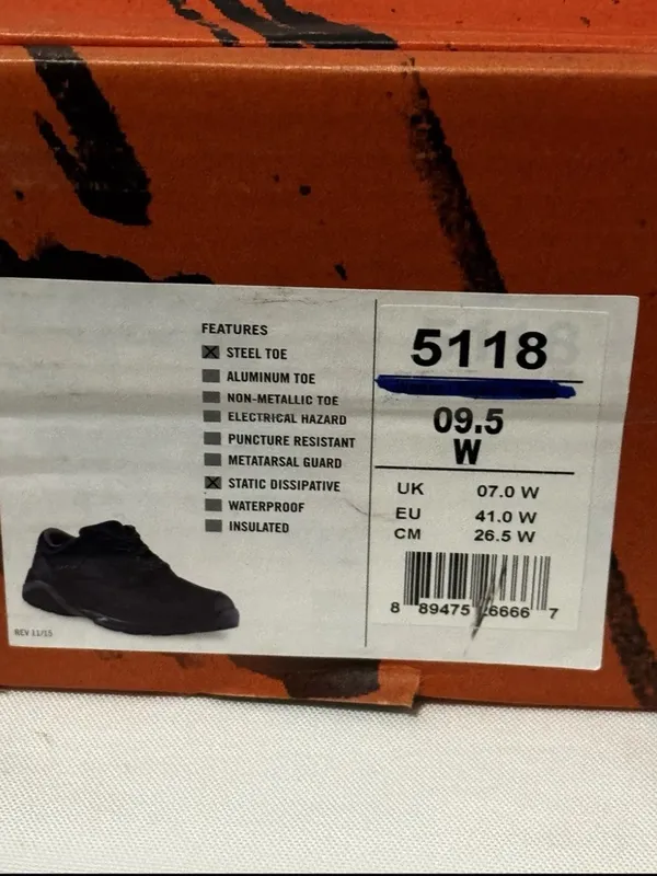 Worx by Red Wing Shoes #5118 Womens size 9.5 W work safety toe - Image 3