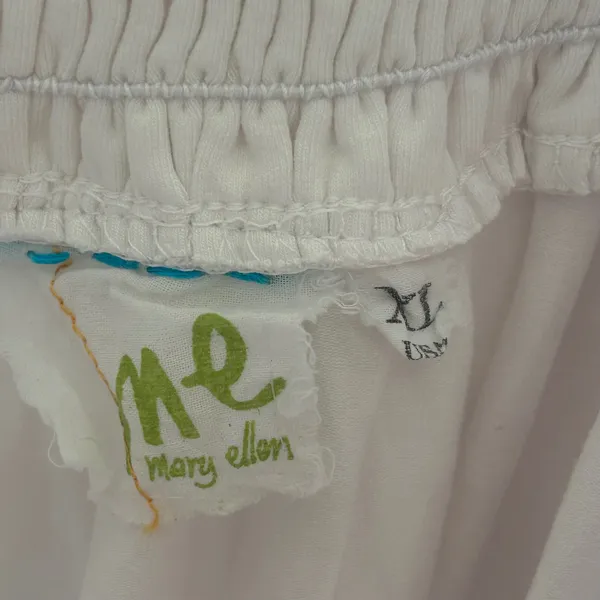 Fresh Produce Mary Ellen Impromptu Dress White Sleeveless Midi Smocked‎ XL NEW - Image 8