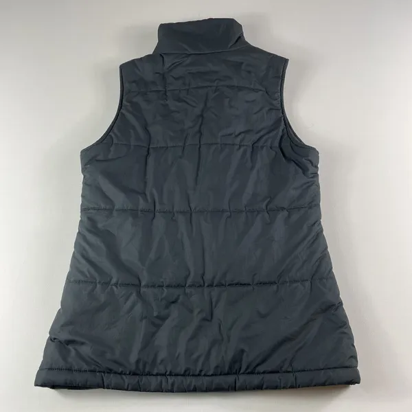 Columbia Vest Womens XS Black Quilted Puffer Full Zip Snaps Fleece Lined Pockets - Image 8