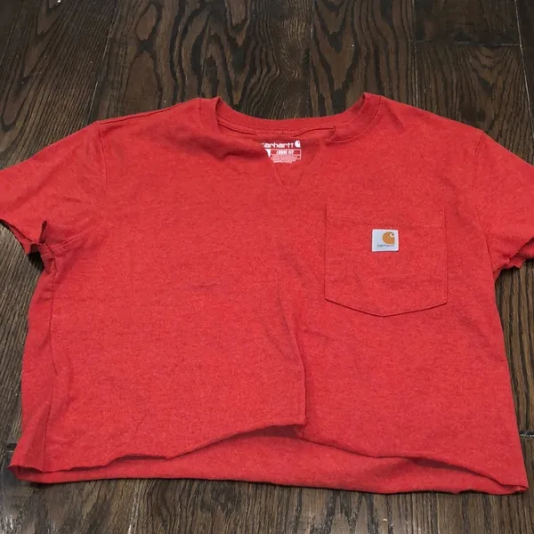 Carhartt cut off crop top size small - Image 2
