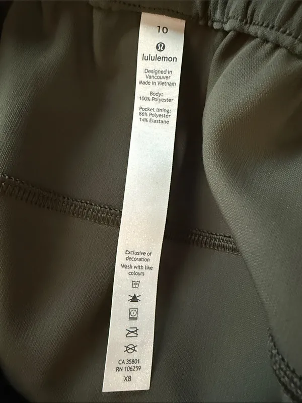 Lululemon On The Fly Skirt in Dark Olive - Image 6