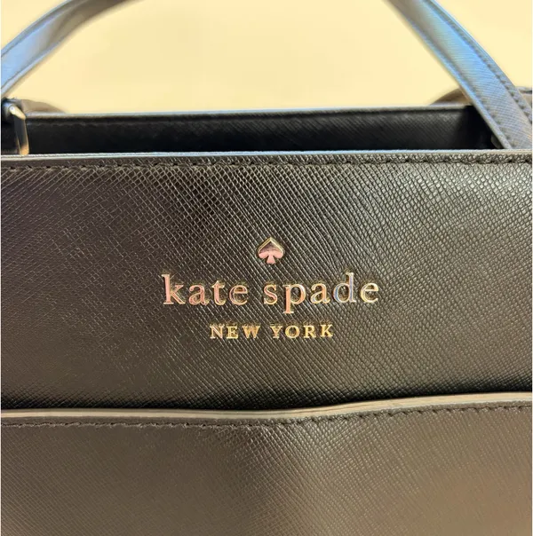 Kate Spade New York Black Medium Large Tote Bag - Image 8