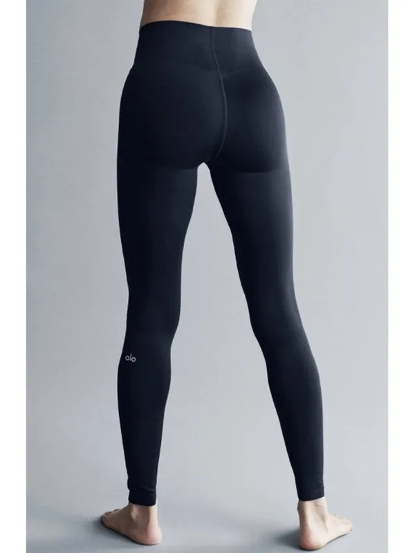 Alo Airlift Strength Extreme High-Waist 7/8 Legging Black Hi-Rise Waisted Tights - Image 2