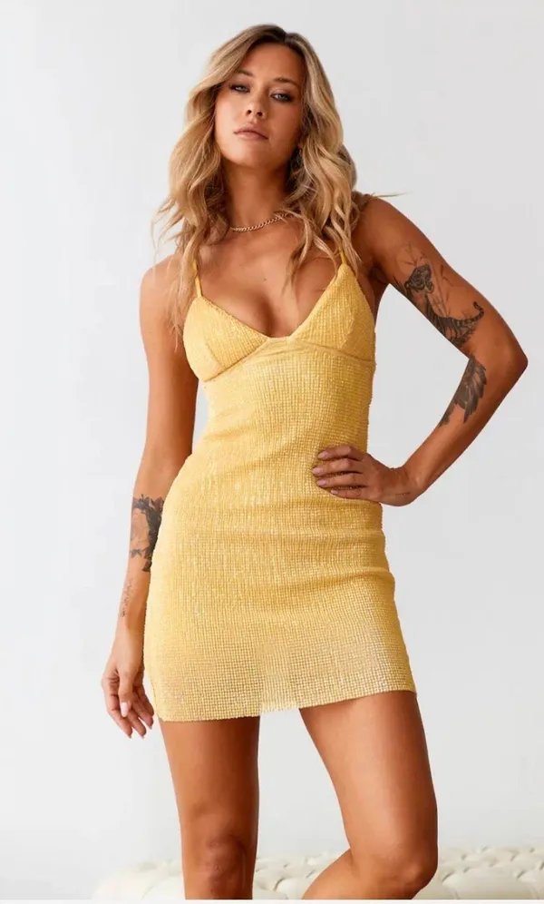 Hello Molly Homecoming Sequin Dress - Image 3