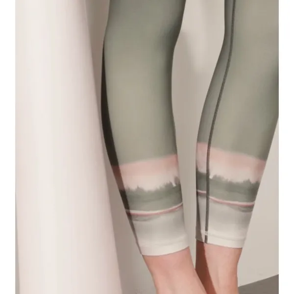 Athleta XL Elation Ultra High Rise 7/8 Legging Green Abstract X-Large - Image 4