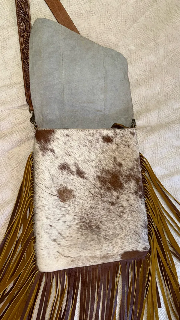 American Darling Cowhide Purse Fringe - Image 3