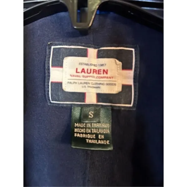 Ralph Lauren Naval Supply Co. Royal Blue Anorak Coat Women’s Size Small (4373) - Image 6