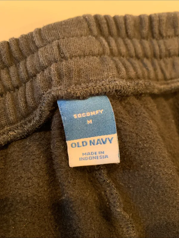 Old Navy Women’s Medium Classic Black Cotton Blend Jogger Sweatpants w/ Pockets - Image 3