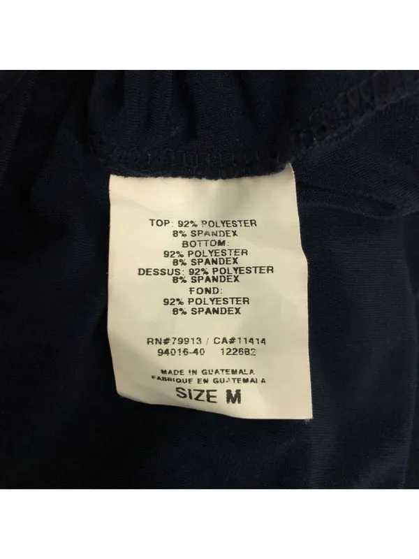 Motherhood Maternity Navy Blue Sleeveless Top With Lace Trim Tie Waist Size M - Image 4