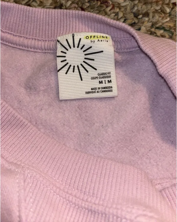 Baby pink aerie pullover - Image 2
