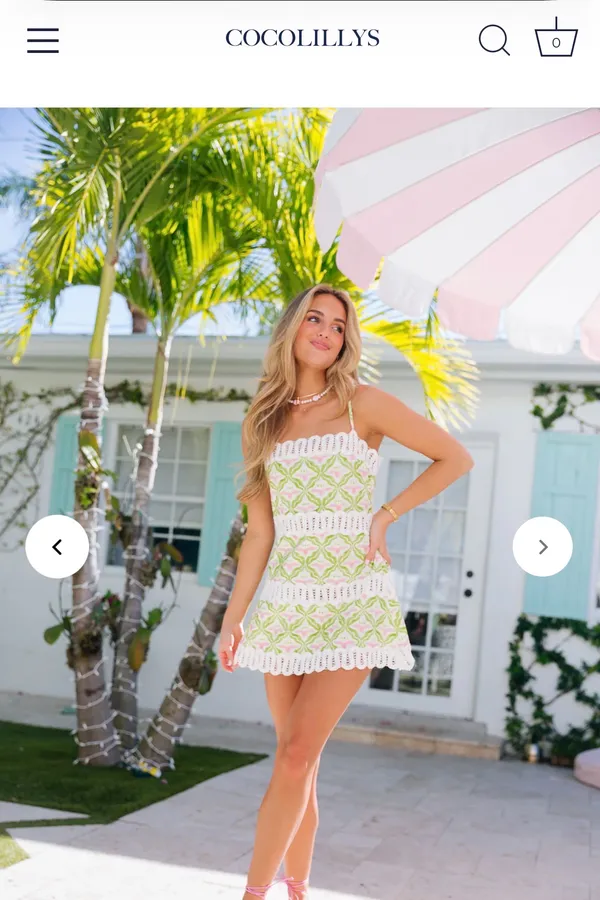 Cocolily palm lattice lime  - Image 2