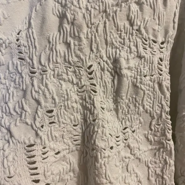 So Womens Juniors White Textured Lace Print Cami Camisole Tank Top XS Bust 28” - Image 6