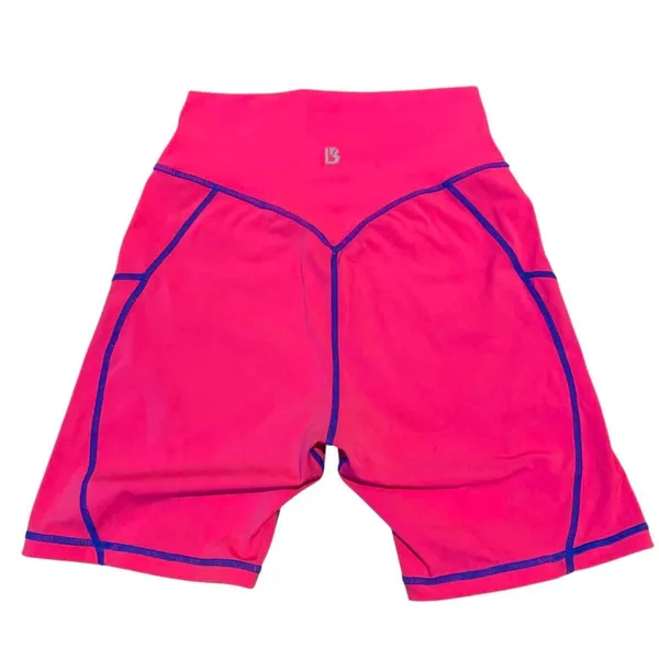 Buffbunny Legacy Shorts Womens Pink Miami Vice High Waist Biker Athletic Core - Image 3
