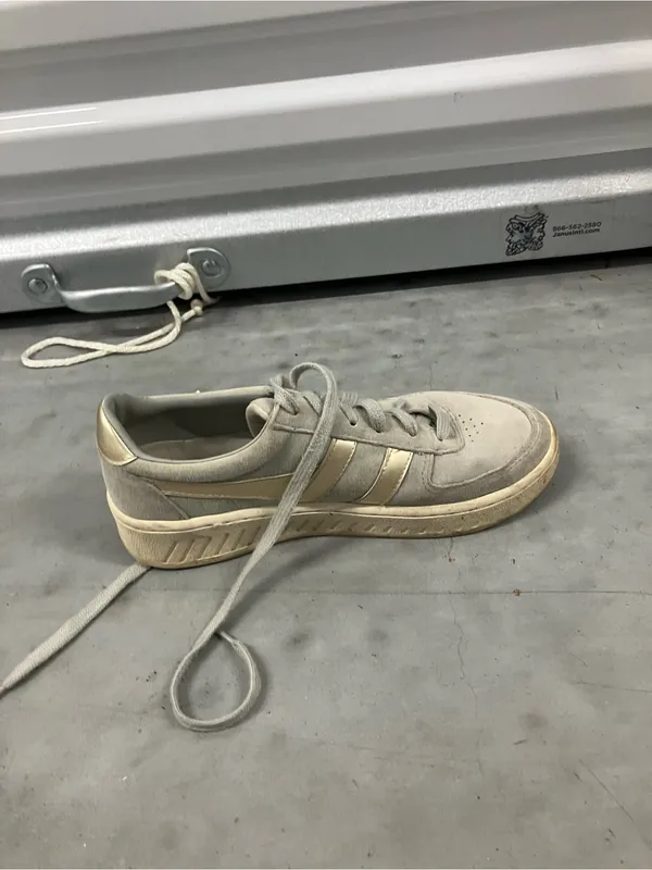 Gola size 8 Grandslam Sneakers White - Image 3