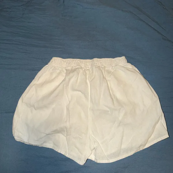 Women's Athletic White Shorts - Image 4