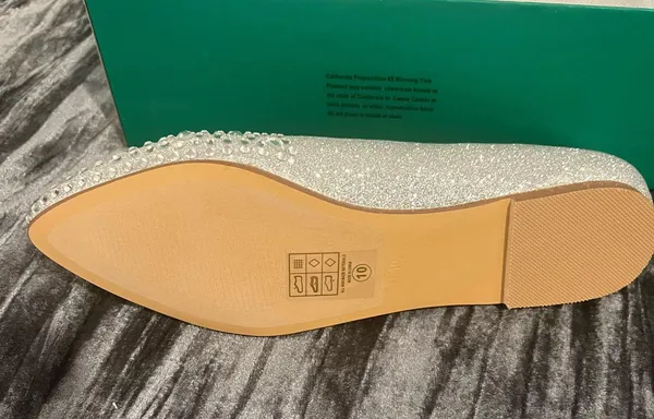 Elegant Silver Women's Flats by Lauren Lorraine - Image 4