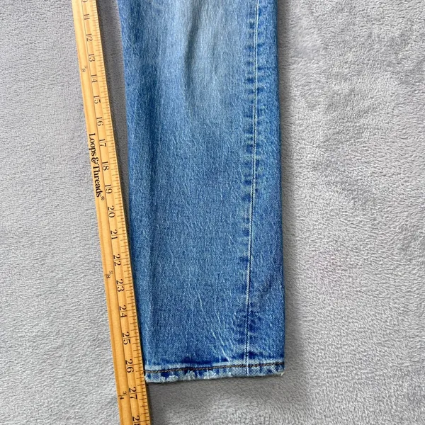 Levi's Premium Wedgie Jeans Women's W29 Blue Denim Slim Fit Button Fly‎ - Image 9