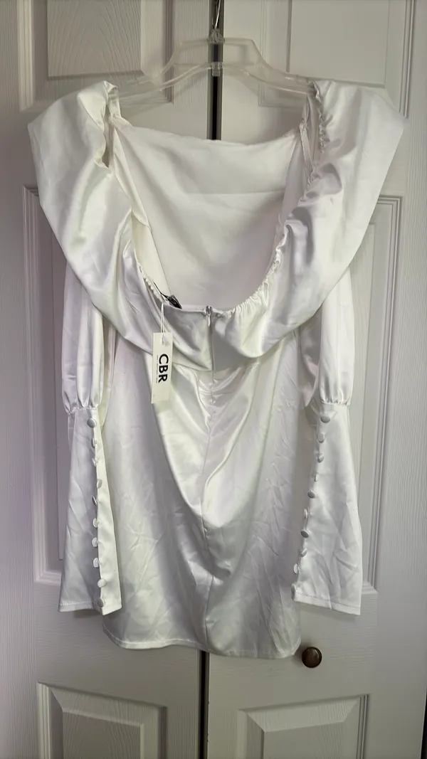 CBR satin dress White Size XL - Image 3