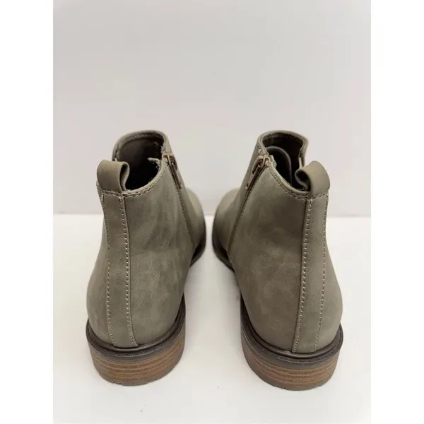 White Mountain Boots Chelsea Style Size 8.5 Womens Taupe Side‎ Zip Booties - Image 6