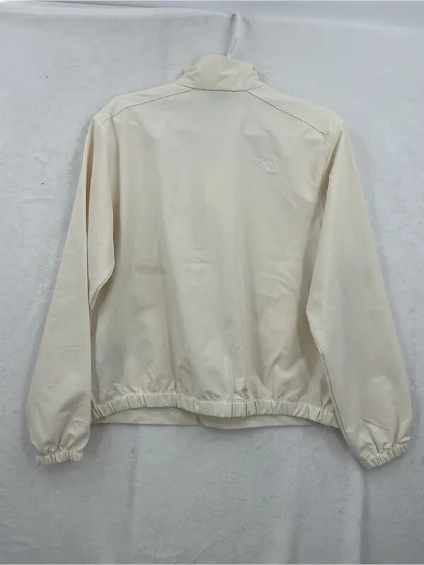 The North Face Women's Cream Zip-Up Bomber Jacket 909 - Image 6