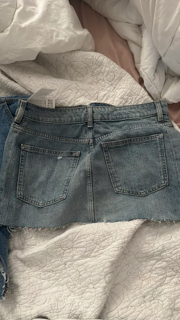 ZARA Mini Denim Skirt - Image 2