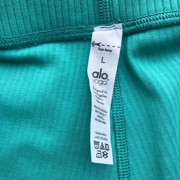 Alo Ribbed High Waist Blissful Leggings Size Large - Image 7
