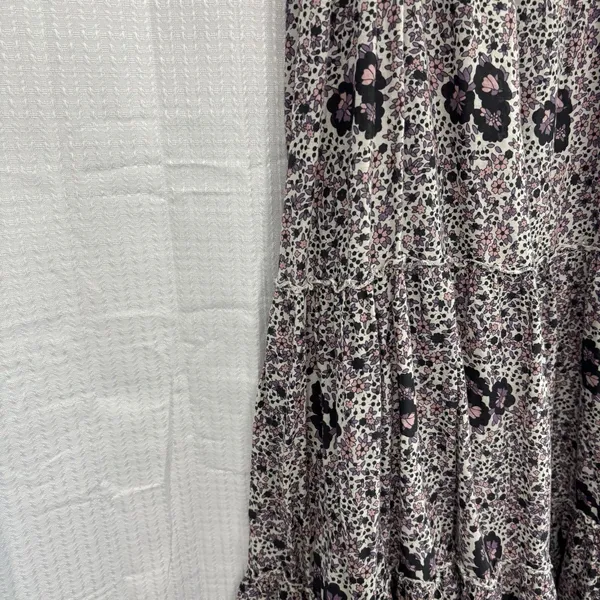 Natural Life Dress Size Medium Maxi Spaghetti Strap Lightweight Purple Floral - Image 3