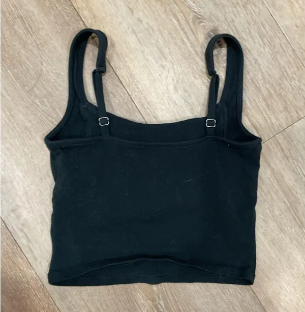 Hollister Black Cropped Tank - Image 2