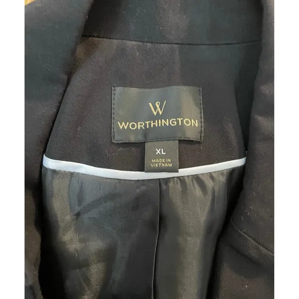 Worthington Black lined Blazer‎ Size XL - Image 2