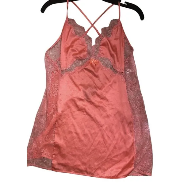 Victoria's Secret One Piece lingerie Pink Lace Open Back New With Tags Size S/P - Image 4