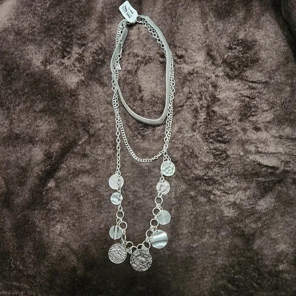 Free people YARROW LAYERED NECKLACE IN MIXED METAL - Image 5