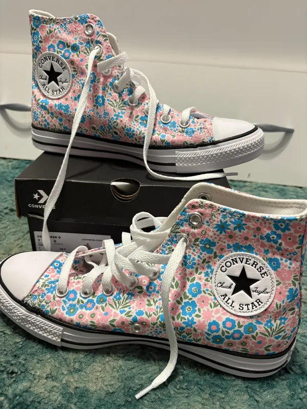 Converse All Star High Mini Flowers A14980F - Image 9
