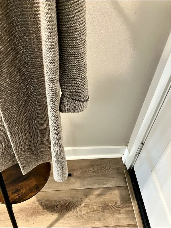H&M Longline Knit Cardigan in taupe - Image 4
