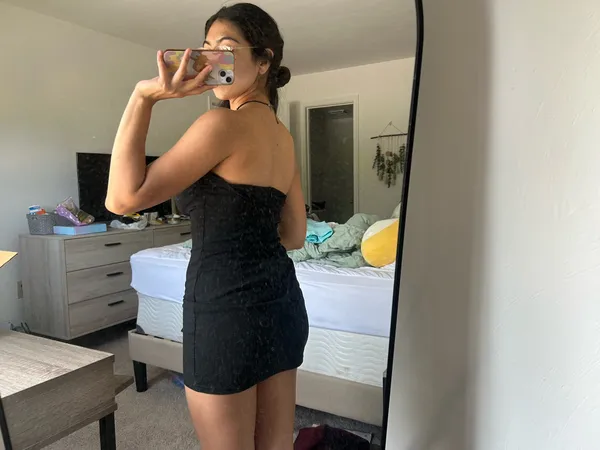 Black Mini Dress - Image 2