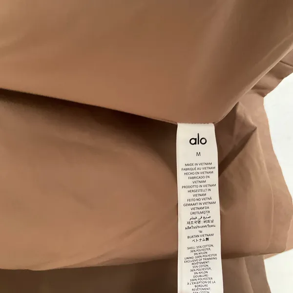 Alo Yoga Prime Trench Toasted Almond M - Image 6