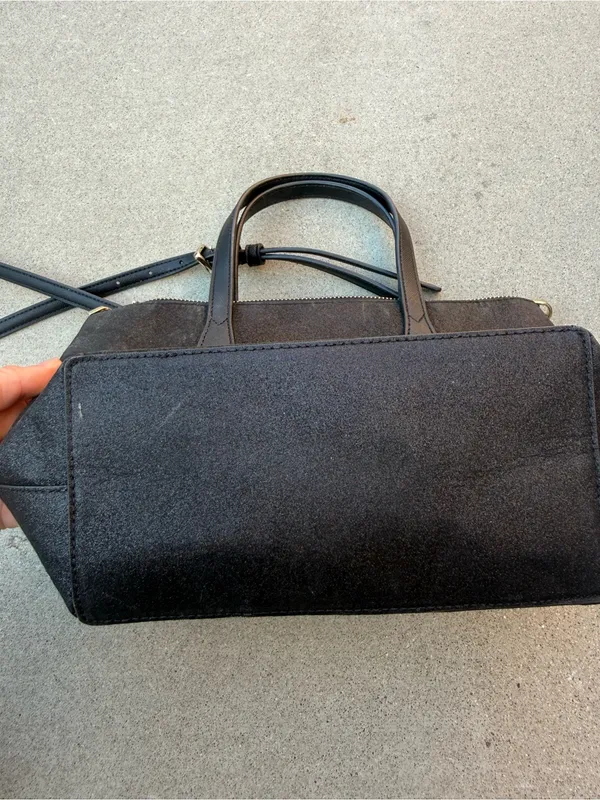 Kate Spade Black Glitter Leather Crossbody Shoulder Bag - Image 7