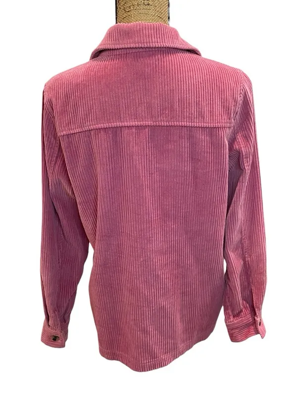 Pink Corduroy Button - Image 3