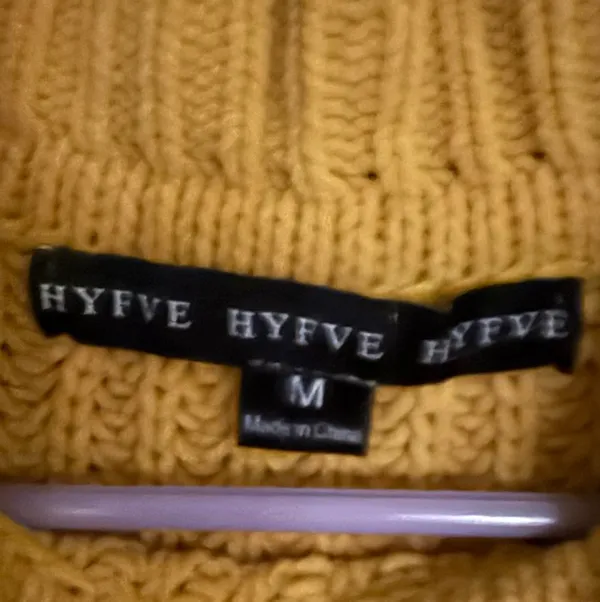 HYFVE Mustard Knit Sweater - Image 3